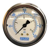 Bauer 0-300PSI Air Pressure Gauge